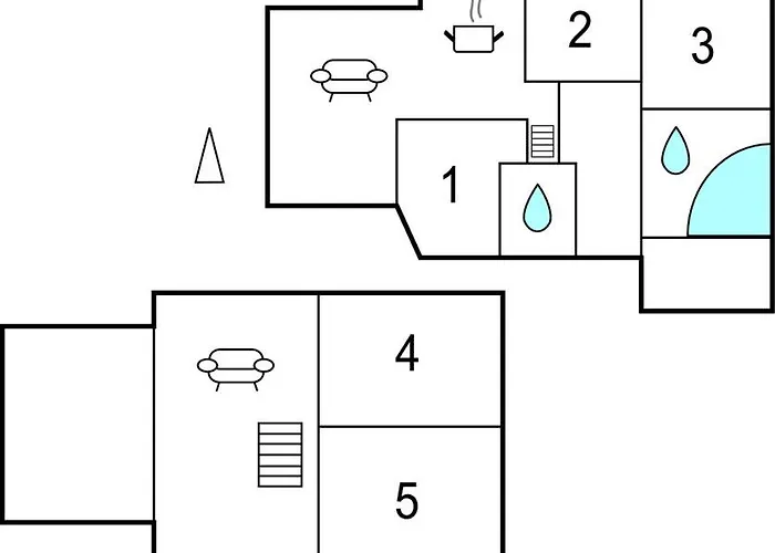 Сasa de vacaciones 5 Bedroom Amazing In Kvinlog